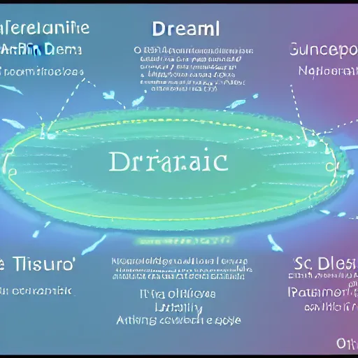 Image similar to Artificial Intelligence diagram of Stable Diffusion aka dream, Realistic, HDR, Clear Image, readable diagram,