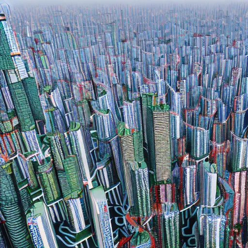Prompt: future Chinese city ,sharp focus , wideshot