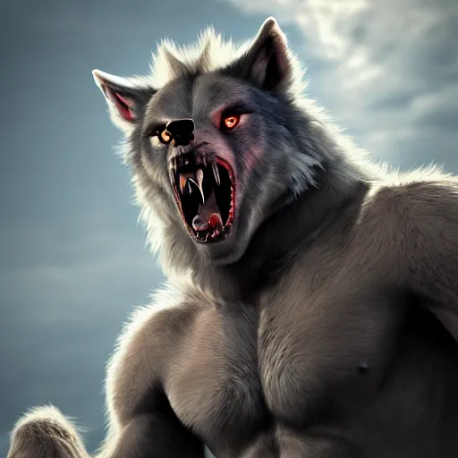 Image similar to cute handsome werewolf from van helsing unreal engine hyperreallistic render 8k character concept art masterpiece