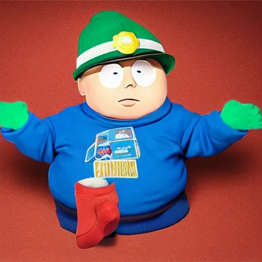 Image similar to Photo of Eric Cartman as a real human boy, hyperrealistic, 4k, full body