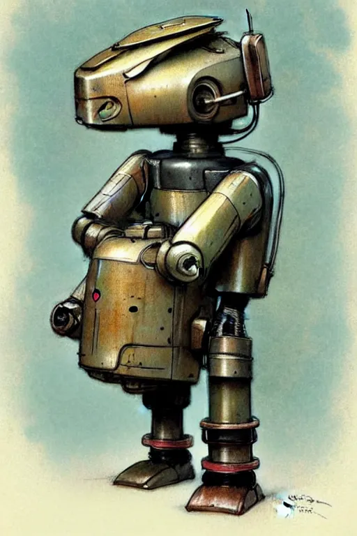 Image similar to ( ( ( ( ( 1 9 5 0 s robot. muted colors. ) ) ) ) ) by jean - baptiste monge!!!!!!!!!!!!!!!!!!!!!!!!!!!!!!