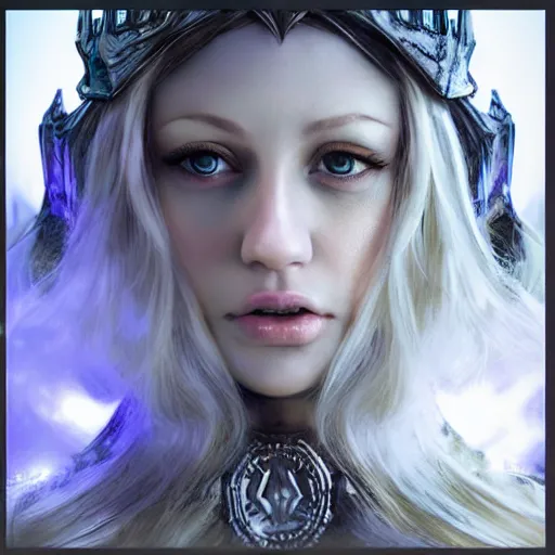 Image similar to kagney linn karter as a fantasy paladin woman, symmetrical portrait, holy glow, by Yoshitaka Amano, Ruan Jia, Kentaro Miura, Artgerm, 8k