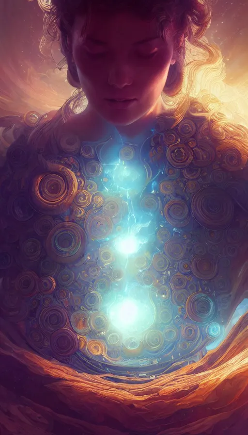 Prompt: supernova, fibonacci, sweaty, insane, intricate, highly detailed, digital painting, artstation, concept art, smooth, sharp focus, illustration, Unreal Engine 5, 8K, art by artgerm and greg rutkowski and alphonse mucha