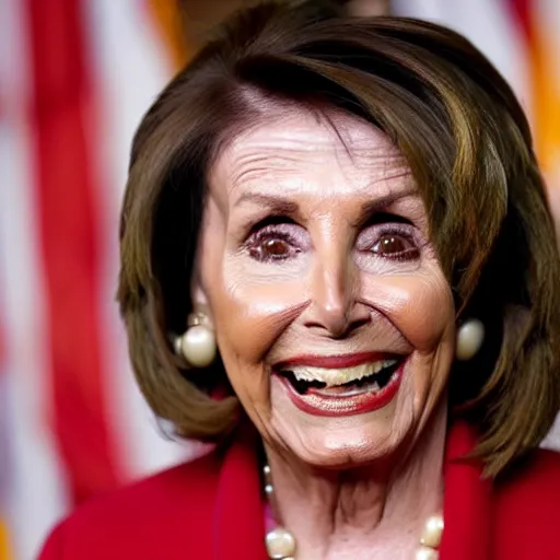 Prompt: Nancy Pelosi excited to join us on Stable Diffusion