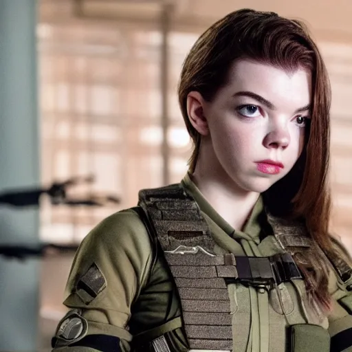 Image similar to anya taylor - joy g. i joe 4 k