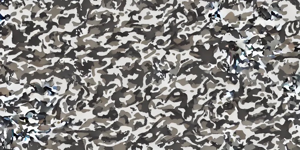 Prompt: seamless detailed camouflage pattern with dragon, jacket