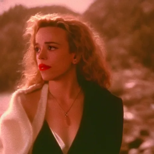 Prompt: a still of Rachel McAdams in Twin Peaks (1990)