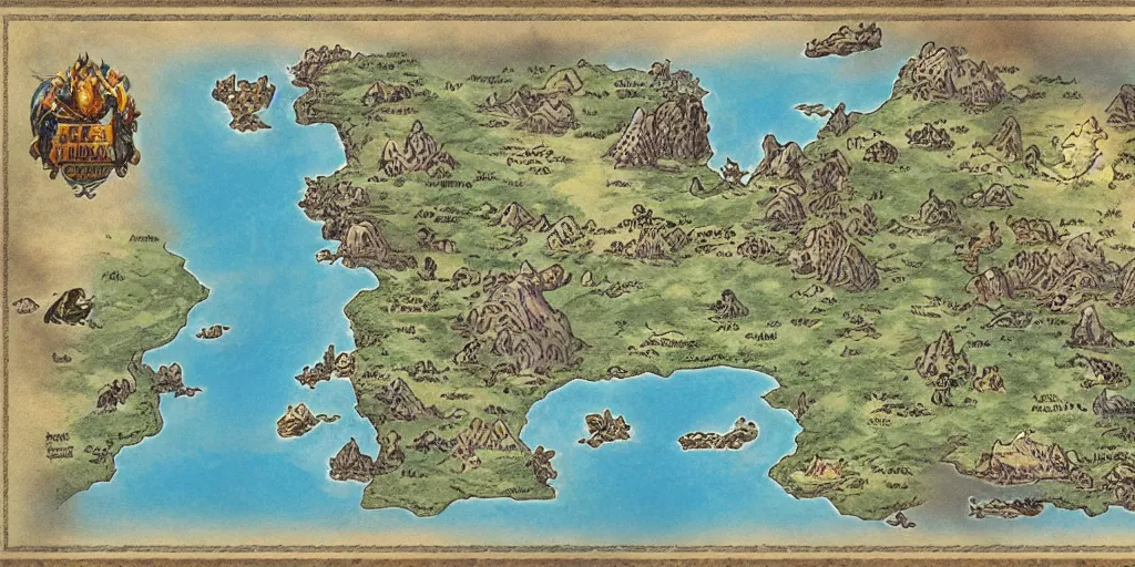 Image similar to fantasy map