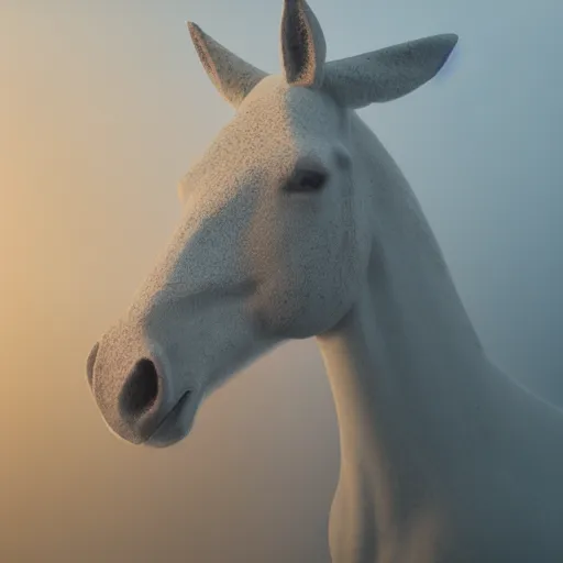 Image similar to the horse spirit the movie portrait, movie poster, 8 k, trending on artstation, octane render, volumetric smoke and shadows