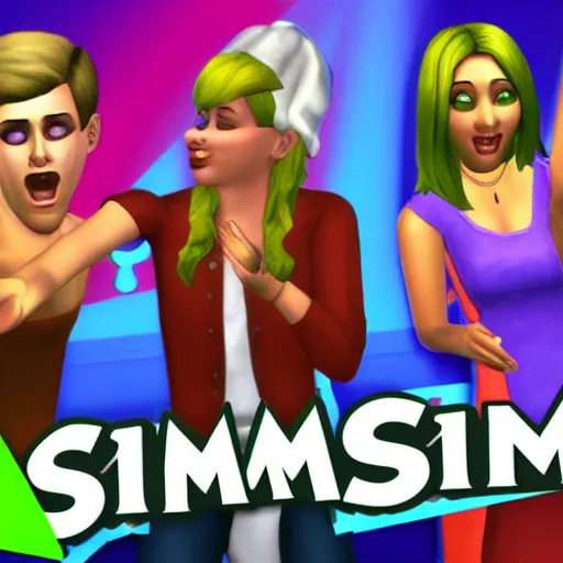 Image similar to the sims 2 0 0 1!!! pc game cursed!!! copy creepypasta!!! characters