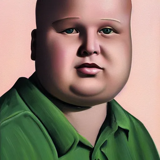 Image similar to bobby hill, portrait, by mir sayyid ali