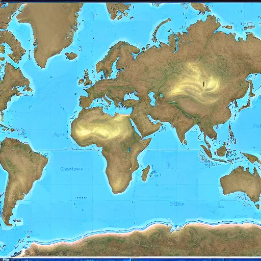 Prompt: game continent heightmap