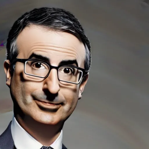 Prompt: a photo of an olive with john oliver's face