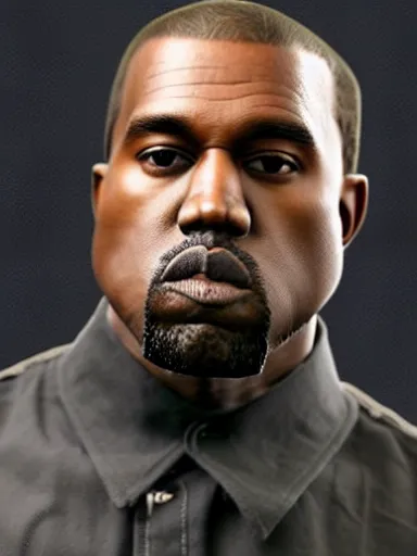 Image similar to official portrait of president kanye west, photograph