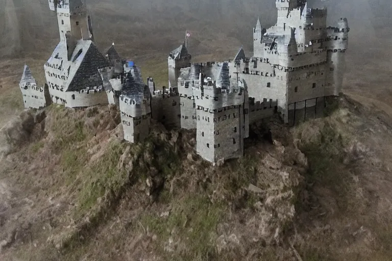 Image similar to a completed castle