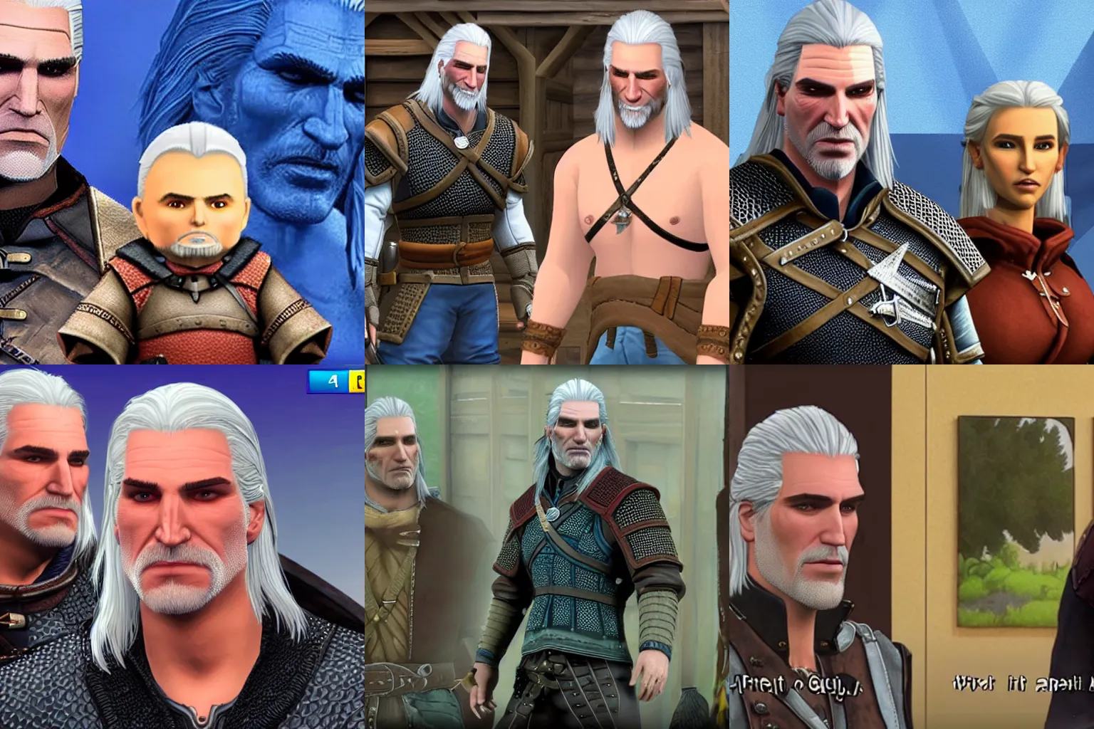 Prompt: Screencap of Geralt of Rivia's guest appearance on the Maury Povich show, highly detailed, clear faces