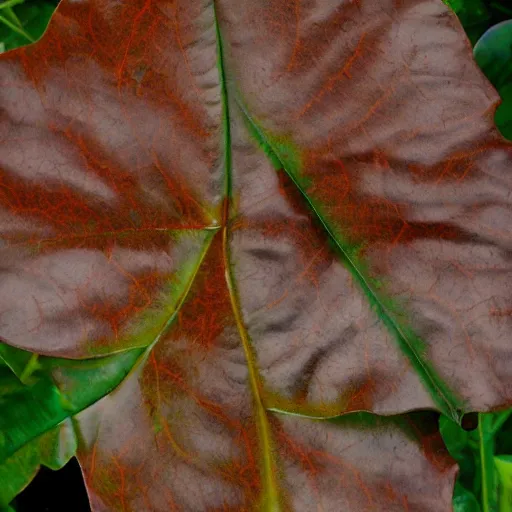 Prompt: leaves that form the face of keavu reaves