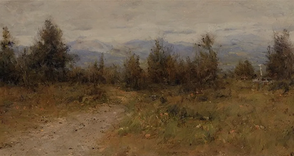 Image similar to landscape, by richard schmid