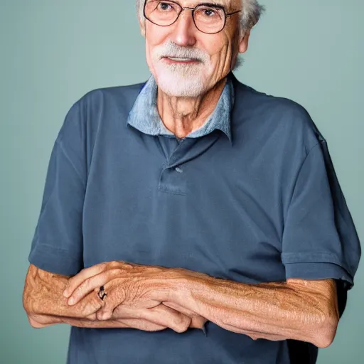 Prompt: dslr photo portrait still of 7 3 year old age 7 3 michael brecker at age 7 3!!!, 8 5 mm f 1. 8