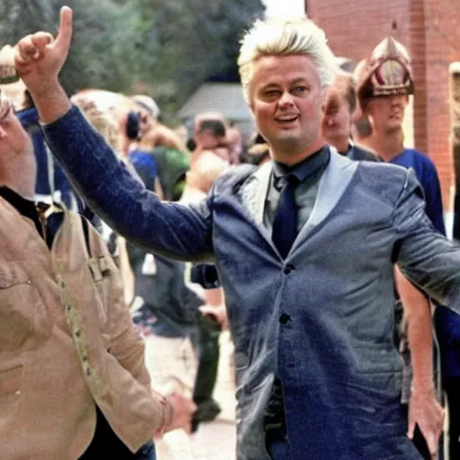 Image similar to geert wilders in the village people