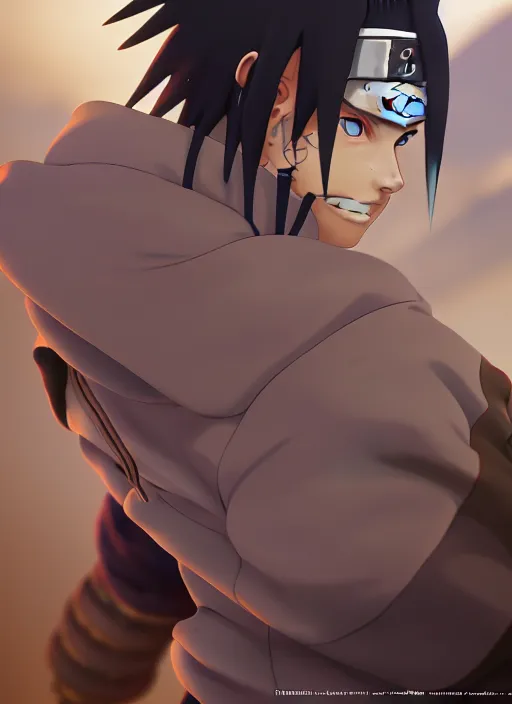 ArtStation - Sasuke Uchiha - Fanart Naruto