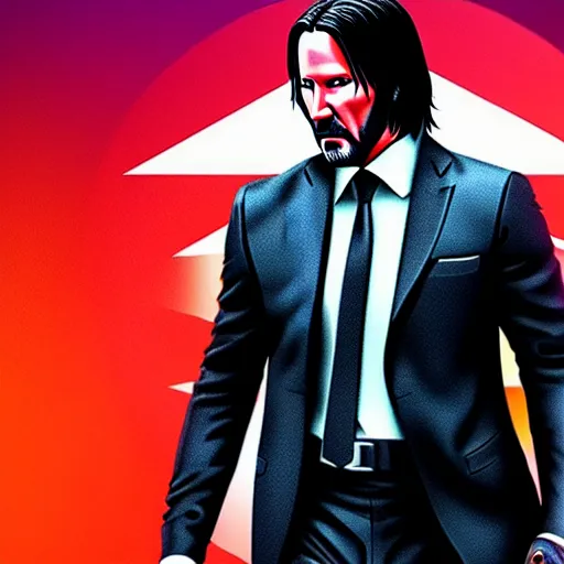 Image similar to John wick in indian outfit, hyperrealistic, photorealistic, 8k,