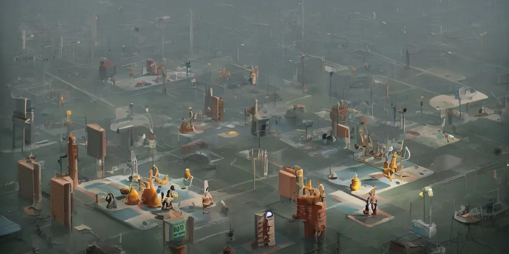 Image similar to chess by Goro Fujita and Simon Stalenhag , 8k, trending on artstation, hyper detailed, cinematic