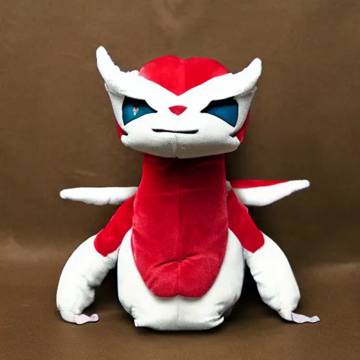 Prompt: cute fumo plush of a dragon who likes to be left alone
