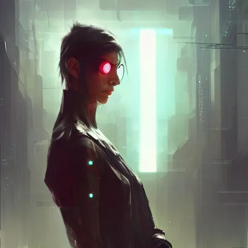 Image similar to wintermute, neuromancer, hal, evil a. i., cyberpunk, painted by stanley lau, painted by greg rutkowski, painted by stanley artgerm, digital art, trending on artstation