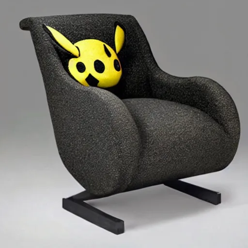 Image similar to an armchair in the shape of pikachu