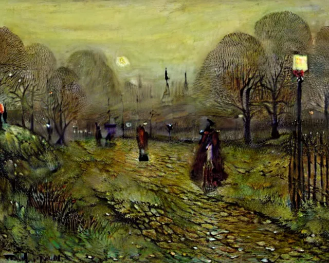 Image similar to john atkinson grimshaw