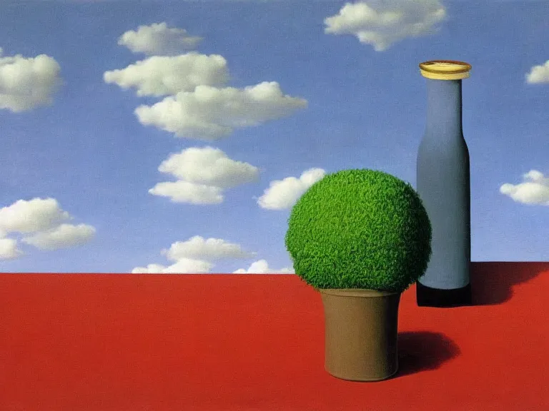 Image similar to painting with in a painting, painting by rene magritte, centered, high detail, high resolution