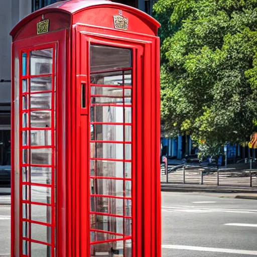 Image similar to art deco phone booth