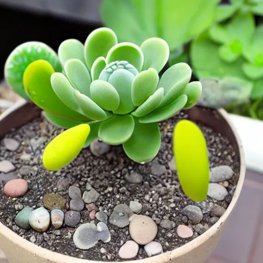 Image similar to a rare Lithops in a pot