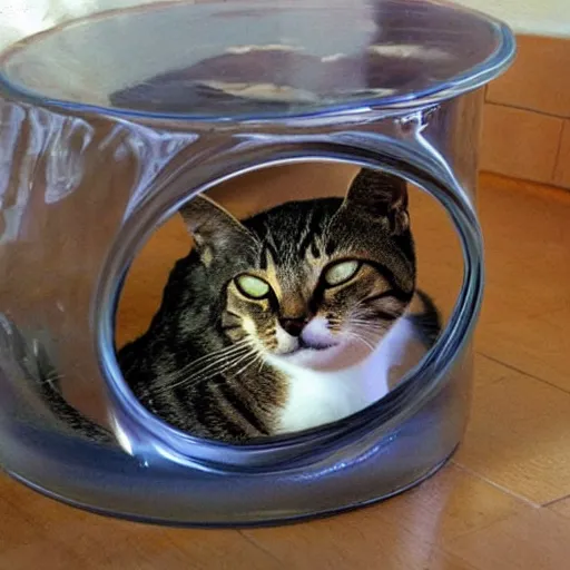 Image similar to cats as liquid