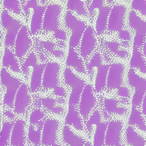Image similar to smooth organic pattern, lavender, light purple, white, orange