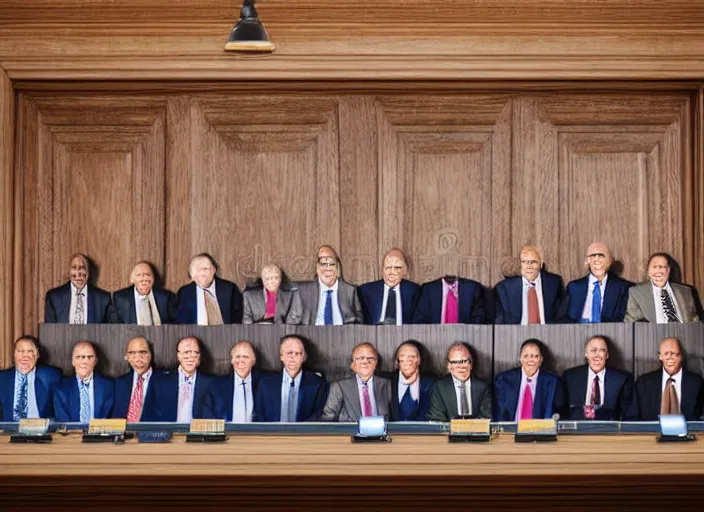 Image similar to photo of a management board meeting of well dressed rats. Highly detailed 8k. Intricate. Sony a7r iv 55mm. Stock photo.