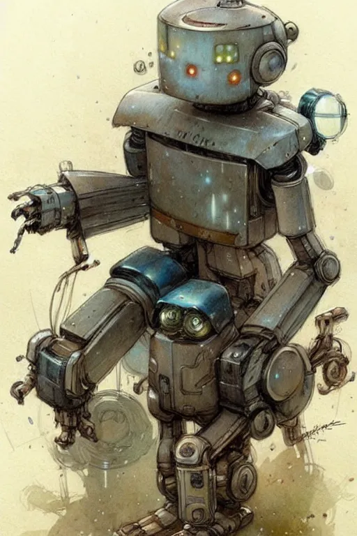 Image similar to (((((robot book art . muted colors.))))) by Jean-Baptiste Monge !!!!!!!!!!!!!!!!!!!!!!!!!!!