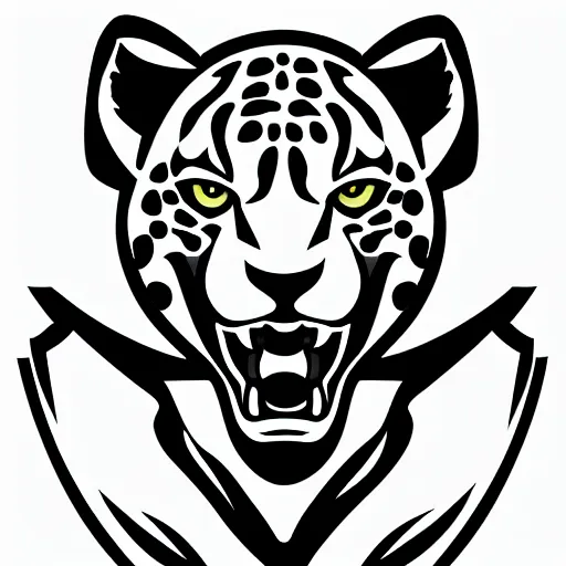 Prompt: nfl logo detailed vector cheetah, fierce