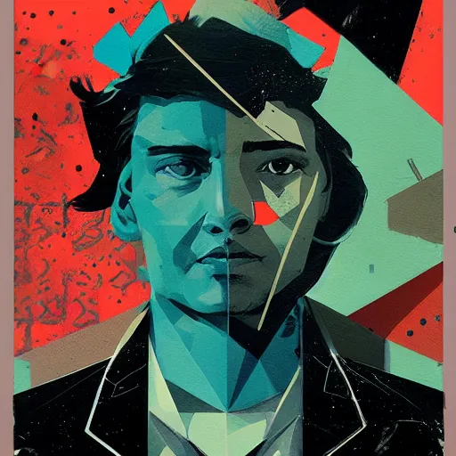 Image similar to Zagreus profile picture by Sachin Teng, asymmetrical, Organic Painting , Matte Painting, geometric shapes, hard edges, graffiti, street art:2 by Sachin Teng:4