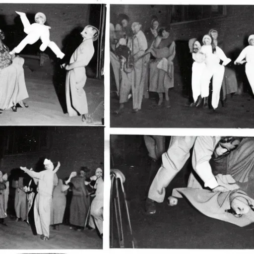 Image similar to a 1960 photo of exorcism