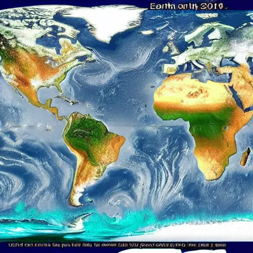 Image similar to earth after apocalyptic global warming