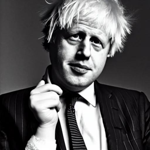 Image similar to boris johnson as a cute girl