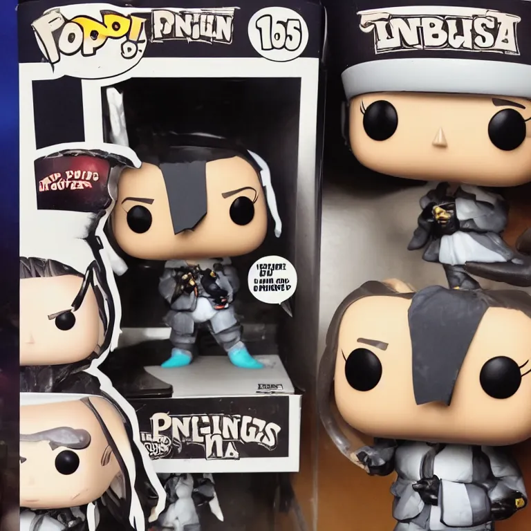 Prompt: funko pop Metal penguin