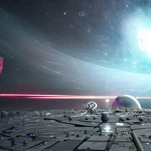 Prompt: god like quantum computer at the center of the universe, sifi ,4k , futuriscic, trending on artstation