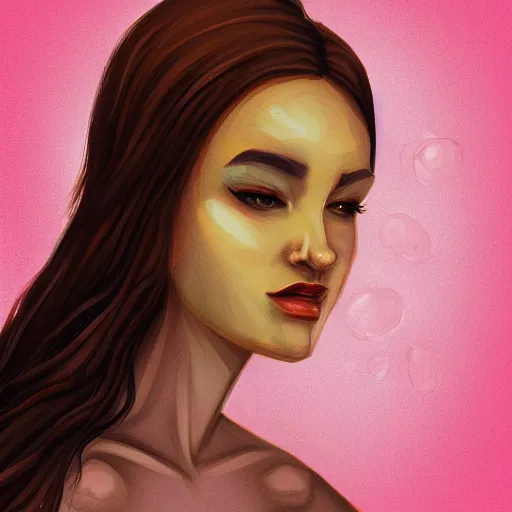 Image similar to face portrait of a woman inspired by lois van baarle, honeycomb on face