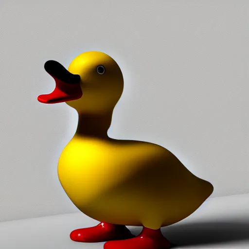 Image similar to a dumpy duck. artstation, octane render, high detail