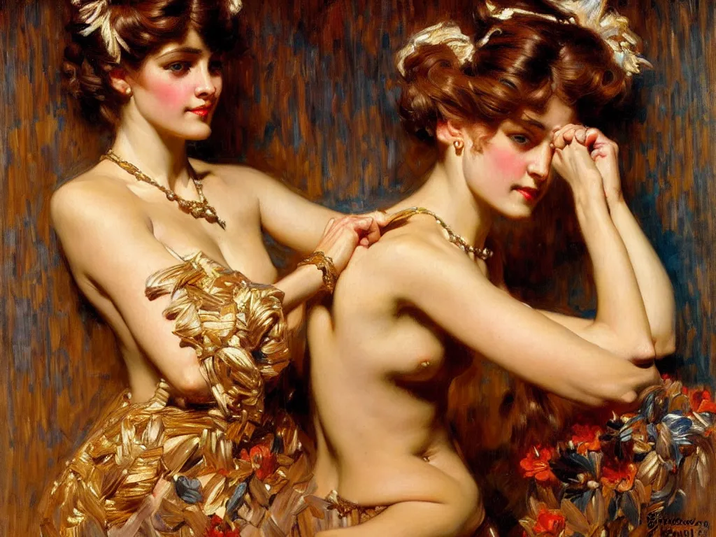 Prompt: highly detailed painting by gaston bussiere, j. c. leyendecker 8 k