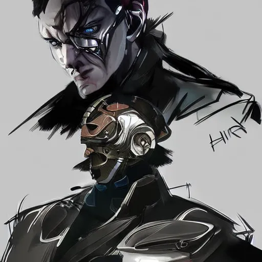 Image similar to dishonored art style retrofuturism car concept, Shinkawa Yōji