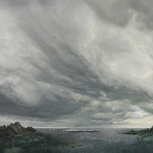 Image similar to storm is coming, i have regrets, digital painting, futured, ultra detailed